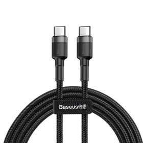 Baseus Cafule 3.0 A USB-C 1 m Gri Siyah Şarj Data Aktarımı Kablosu
