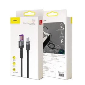 Baseus Cafule Hw Usb Type C40W Hızlı Şarj Usb Kablo Halat Kablo
