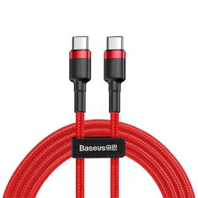 Baseus Cafule Kırmızı 1 mt Şarj & Data Aktarımı Kablosu