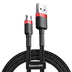 Baseus Cafule Kırmızı Micro USB 1 m 2.4 A Hızlı Şarj Halat USB Kablo