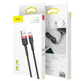 Baseus Cafule Kırmızı Micro USB 1 m 2.4 A Hızlı Şarj Halat USB Kablo