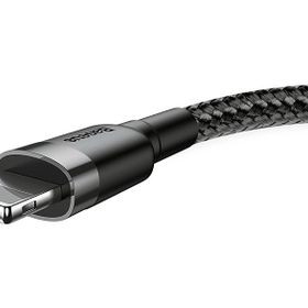Baseus Cafule Lightning Gri Siyah 2.4A 1 m Usb Kablo