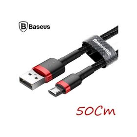 Baseus Cafule Micro Usb 0.50 Kısa 2.4a Hızlı Halat Usb Kablo Şarj Kablosu