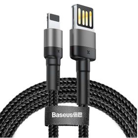 Baseus Cafule Special Edition Lightning 2.4A 1 mt Kablo Gri Kablo