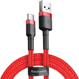 Baseus Cafule Type-C 3A Kırmızı 1 m Data Şarj Kablosu