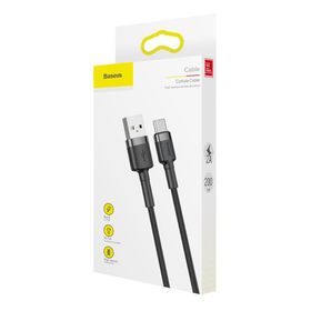 Baseus Cafule Type-C 3A Kırmızı 1 m Data Şarj Kablosu