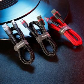 Baseus Cafule Usb Type C 1 Metre 3.0A Hızlı Şarj Halat Usb Kablo