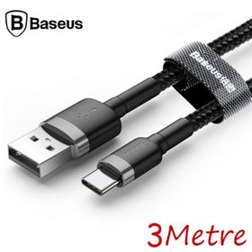 Baseus Cafule Usb Type C 3 m 2.0A Hızlı Şarj Halat Usb Kablo