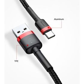 Baseus Cafule Usb Type C 3 m 2.0A Hızlı Şarj Halat Usb Kablo