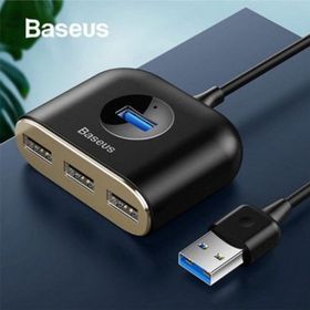 Baseus CAHUB-AY01 Square round 4 in 1 1 m Siyah USB HUB Adaptör