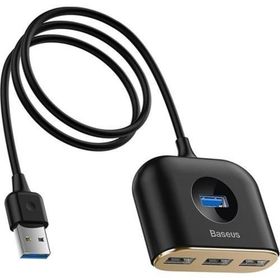 Baseus CAHUB-AY01 Square round 4 in 1 1 m Siyah USB HUB Adaptör