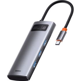 Baseus CAHUB-CX0G Metal Gleam 5in1 Type-C Girişli HUB Çoklayıcı