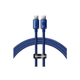 Baseus CAJY000603 120 cm Mavi Type-C Şarj Kablosu