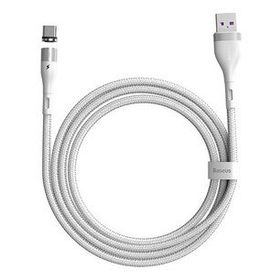 Baseus CATXC-M02 Zinc Safe Manyetik USB Type C Başlık 3.0 A 1 mt USB Kablo Şarj