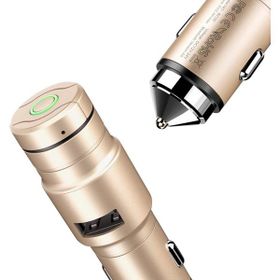 Baseus CCBKER-0V Intelligent Gold Araç Şarj Cihazı ve Bluetooth Kulaklık