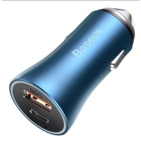 Baseus CCJD-03 Golden Pro 40W C to A Mavi Araç Şarj Aleti
