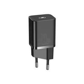 Baseus CCSUP-B01 Siyah Super SI 20W Type-C Hızlı Şarj Adaptörü