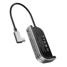 Baseus Çok Fonksiyonlu Gri Bilgisayar Telefon Hub Adaptörü