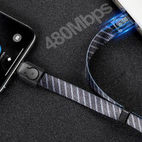 Baseus Çok fonksiyonlu İPhone 7-8-XS-XR 85 cm Powerbank Şarj Kablosu