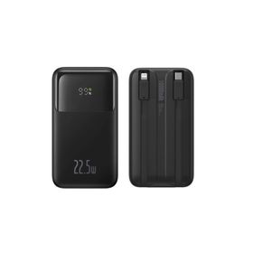 Baseus Comet Series 10.000 mAh 22.5W Hizli Sarj Dijital Gostergeli Beyaz Powerbank