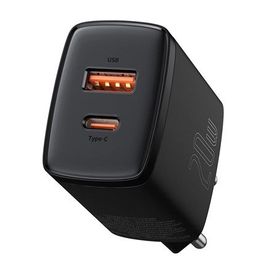 Baseus Compact 20W U+C QC. Siyah Seyehat Şarjı