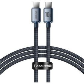 Baseus Crystal Shine 100 W 1.2 m Type-C to Type-C Hızlı Şarj Kablo