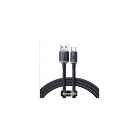 Baseus Crystal Shine Siyah 100 W 120 cm USB to Type-C Şarj Kablosu