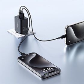 Baseus Cube C+U 20W Siyah Şarj Cihazı