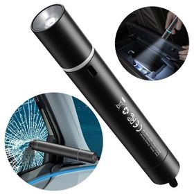 Baseus Emergency Light Savior Araç Pencere Camı Kırıcı ve Şarjlı Fener