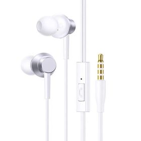 Baseus Encok HZ11 Beyaz 3.5 mm Jack Kablolu Kulaklık