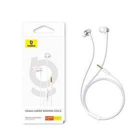 Baseus Encok HZ11 Beyaz 3.5 mm Jack Kablolu Kulaklık