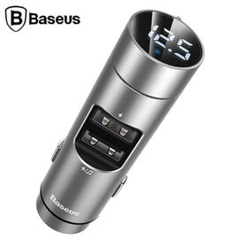 Baseus Energy Column Bluetooth 5.0 Araç Mp3 Dual Usb Araç Şarjı