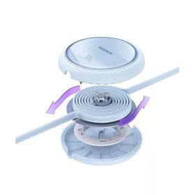 Baseus Free 2 Draw Mini Makaralı Type-C to 100W 1 mt Mavi Kablo