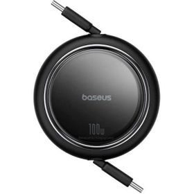 Baseus Free2 Draw Mini Makaralı Type-C to 100W 1 mt Siyah Kablo