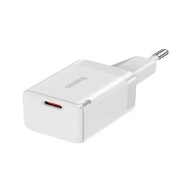 Baseus Gan 3 30 W PD 3.0 QC4 + PPS Type-C Beyaz Ultra Hızlı Şarj Adaptörü