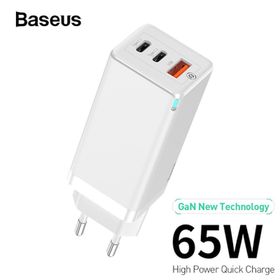 Baseus GaN 65W 4.0 3.0 Usb C PD Hızlı Şarj 3 Port Usb Şarj Aleti