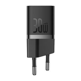 Baseus Gan5 Mini Fast Charger Pd 30W Siyah Şarj Cihazı