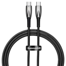 Baseus Glimmer 100W Type-C TO 1 m Siyah Şarj Kablosu