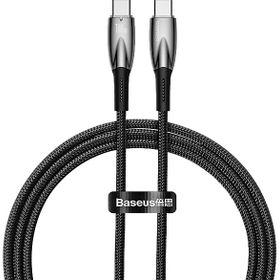 Baseus Glimmer 100W Type-C TO 1 m Siyah Şarj Kablosu