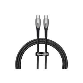 Baseus Glimmer 100W Type-C TO 1 m Siyah Şarj Kablosu
