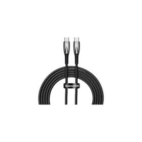 Baseus Glimmer 100W Type-C TO 2 m Siyah Şarj Kablosu