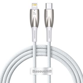 Baseus Glimmer 20W Type-C TO 1 m Beyaz Lightning Şarj Kablosu