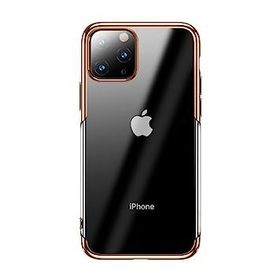 Baseus Glitter Şeffaf Transparan Altın iPhone 11 Pro Max Cep Telefonu Kılıfı