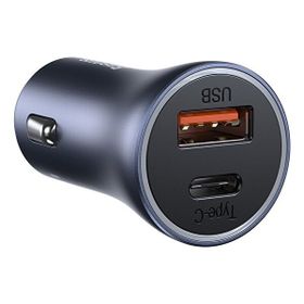 Baseus Golden Connector Pro U+C 40 W Koyu Gri Araç Şarjı