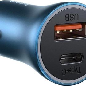 Baseus Golden Connector Pro U+C 40 W Mavi Araç Şarjı