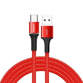 Baseus Halo Kırmızı Şarj ve Data Aktarım Kablosu