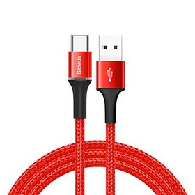 Baseus Halo Kırmızı Şarj ve Data Aktarım Kablosu