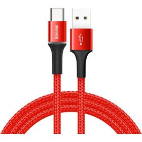 Baseus Halo Kırmızı Şarj ve Data Aktarım Kablosu