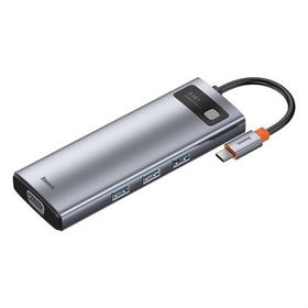 Baseus HUB CAHUB-CU0G Gleam Series 9 in 1 Macbook Çevirici Dönüştürücü
