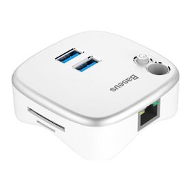 Baseus Hub Dual USB 3.0 RJ45 TF-SD Çok Fonsiyonlu Notebook Adaptörü